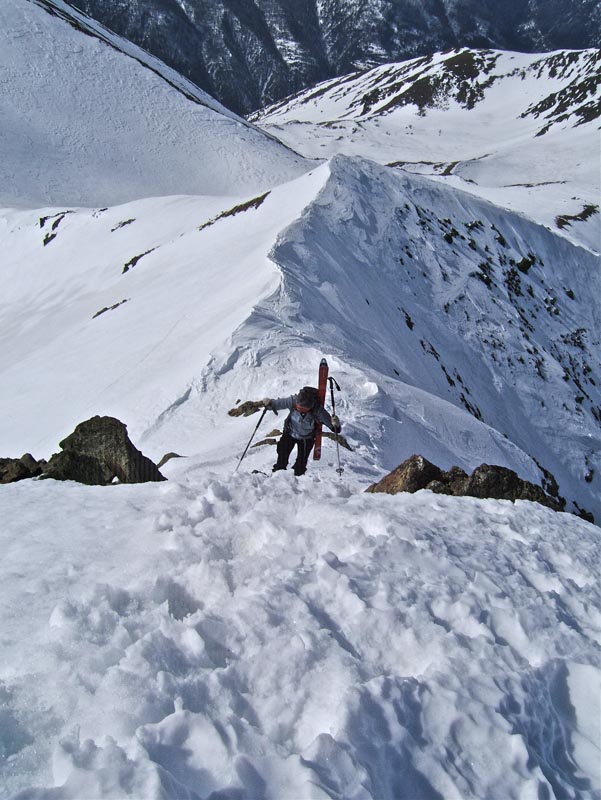 #7 AUTARET : Crête Serrière du Camp devenant très sérieuse et aérienne à l AUTARET : Crête Serrière du Camp devenant très sérieuse et aérienne à l'approche de la cote 2707m