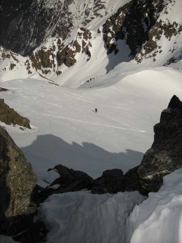 pic du Loup face NE : dernière pente photograhiée du sommet