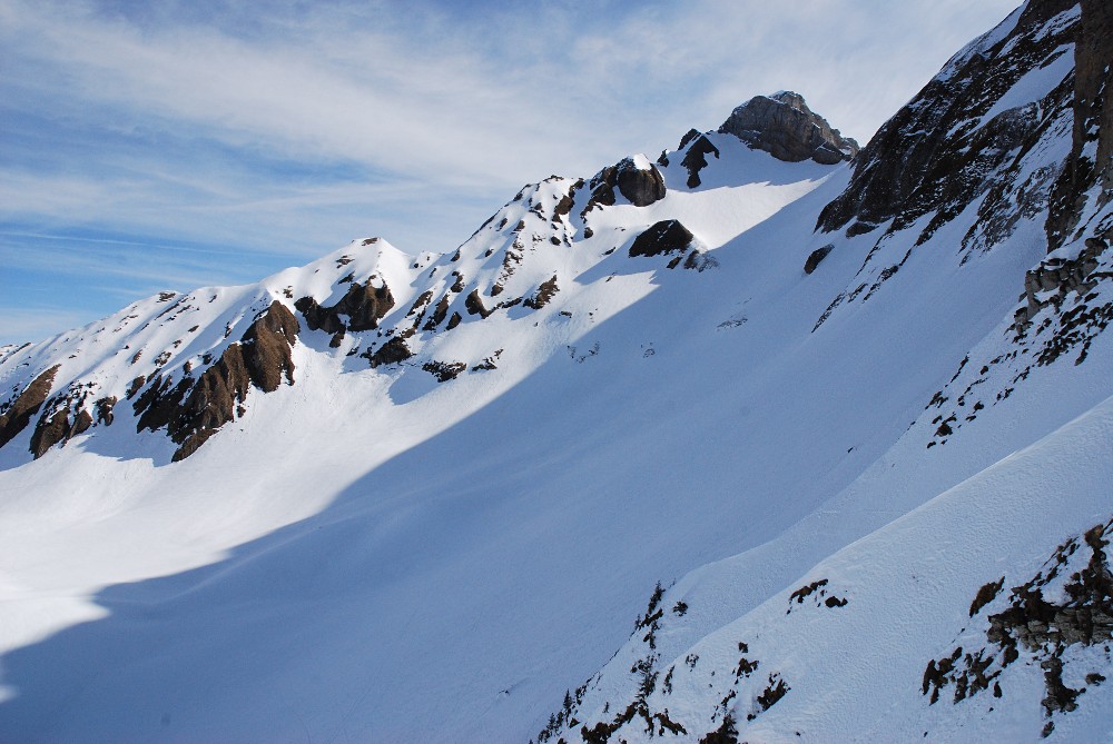 #12 Combe nord du rasoir : tranquille... Combe nord du rasoir : tranquille...