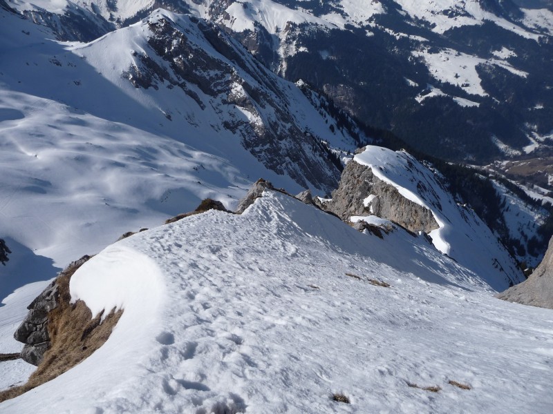 #11 le sommet : le haut du couloir vue du sommet le sommet : le haut du couloir vue du sommet
