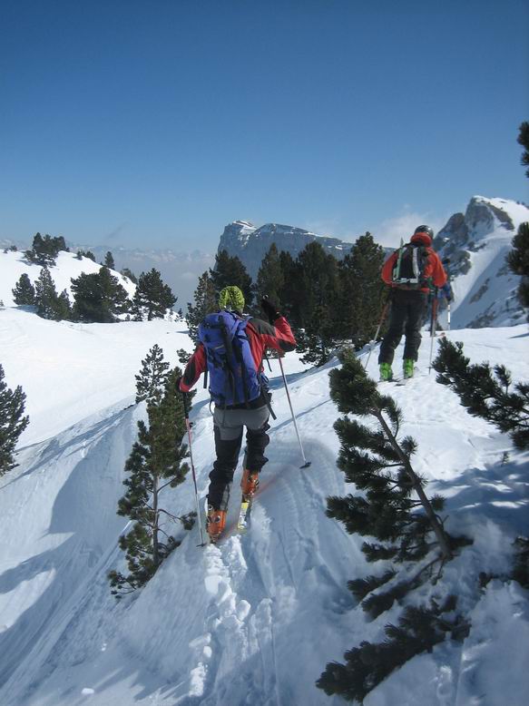 #9 Descente : Descente toute proche du Mont-Aiguille Descente : Descente toute proche du Mont-Aiguille