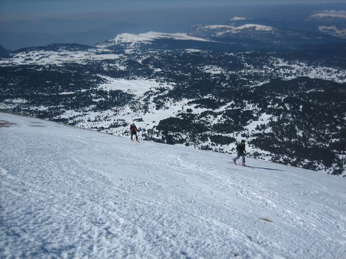 #6 Arrivée au sommet : En arriere plan, les hauts plateaux Arrivée au sommet : En arriere plan, les hauts plateaux