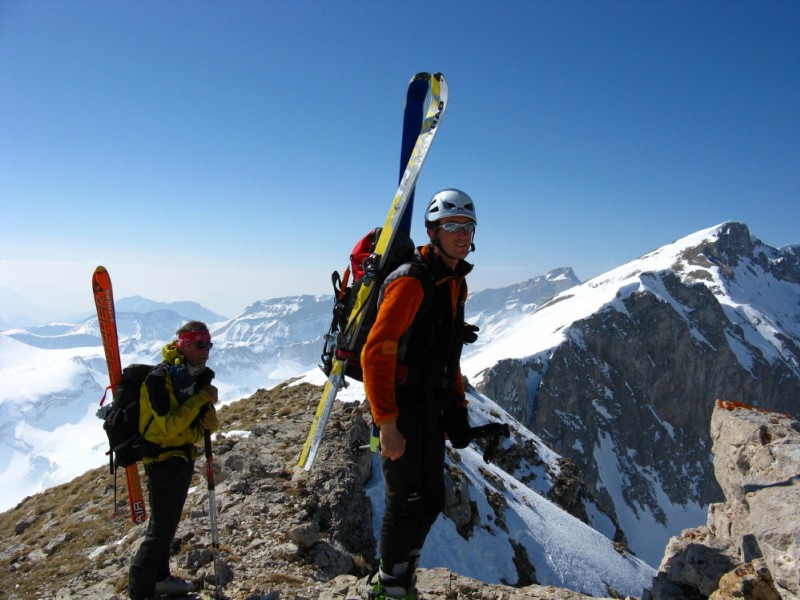 #5 premier sommet : Yann et Marc sous fond de Rama premier sommet : Yann et Marc sous fond de Rama