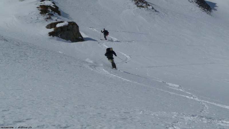 #20 Sylvain : dans la poudreuse sous le boulissoir de Fontany Sylvain : dans la poudreuse sous le boulissoir de Fontany