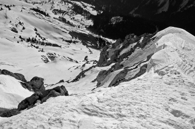 #12 Pointe Dzerat : la face vue du sommet Pointe Dzerat : la face vue du sommet
