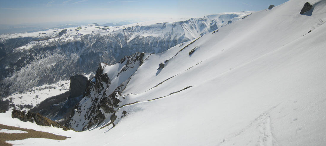 #7 Couloir du Chapial : avant la partie raide finale sous la corniche Couloir du Chapial : avant la partie raide finale sous la corniche