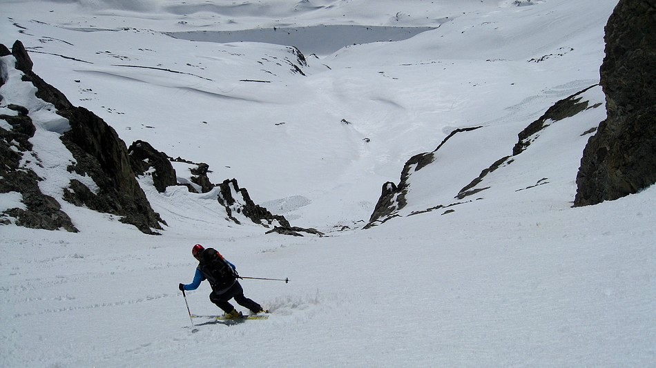 #10 Le couloir : de la Brêche, un peu de cailloux dans l Le couloir : de la Brêche, un peu de cailloux dans l'axe