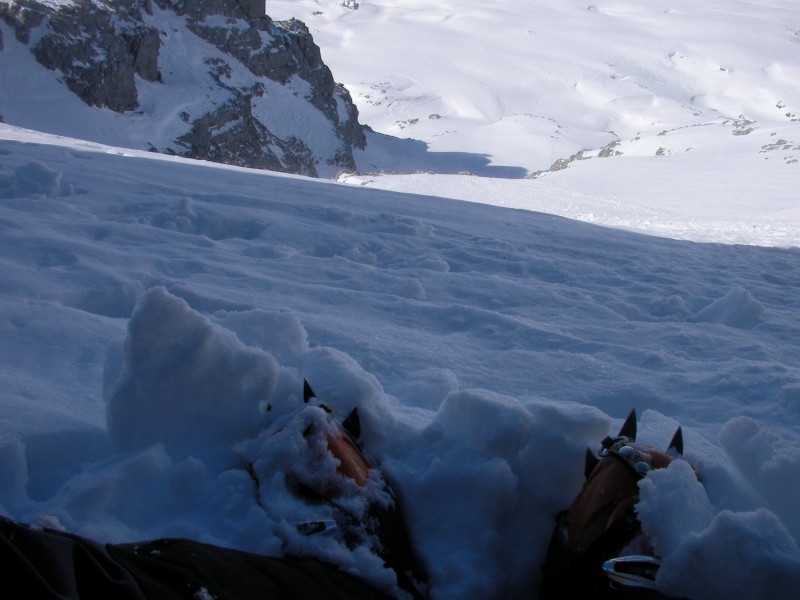 #5 Départ : Notre départ à 2640m. Belle pente. Départ : Notre départ à 2640m. Belle pente.