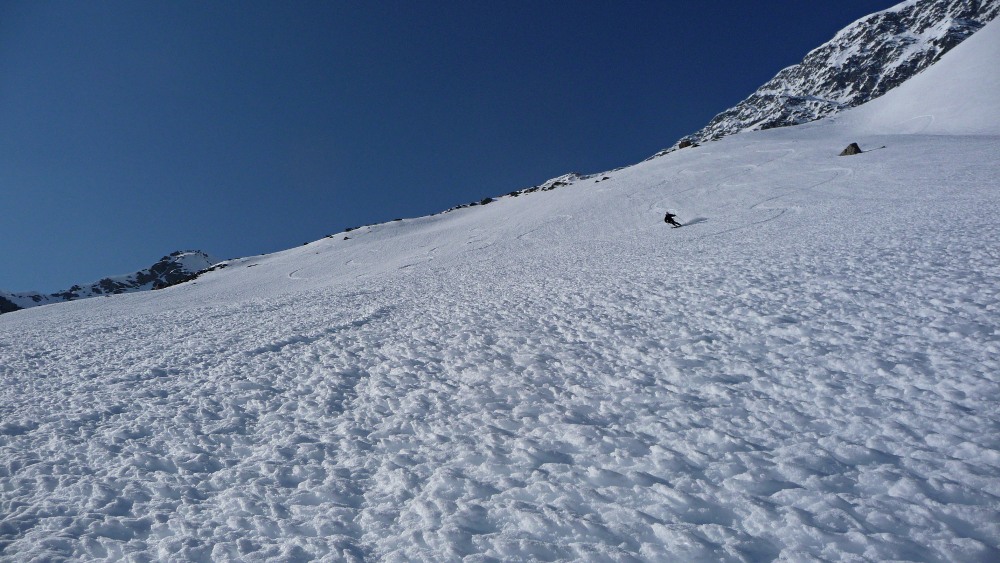 Vallon de la Sache : Ca carve sur les pénitents transfo