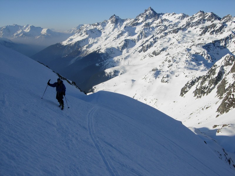 #8 Col Vache : Dans la montée au col de la Vache. Col Vache : Dans la montée au col de la Vache.