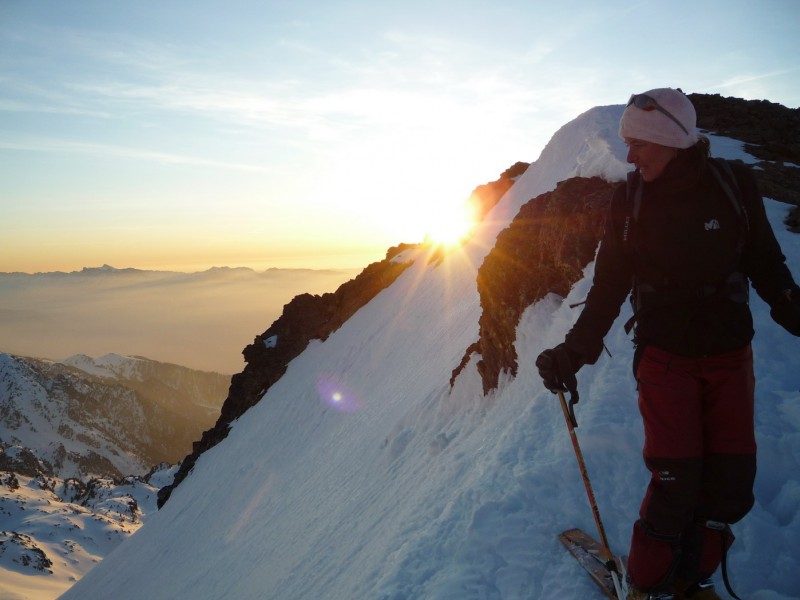 #12 juste avant la redescente, faut juste tourner les skis dans l juste avant la redescente, faut juste tourner les skis dans l'autre sens, ça sera plus pratique!
