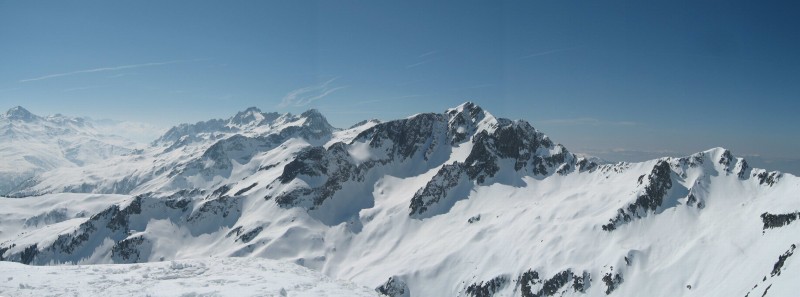 #3 vue du sommet : la Lauzière des Marmottes Noires jusqu vue du sommet : la Lauzière des Marmottes Noires jusqu'au Grand Pic