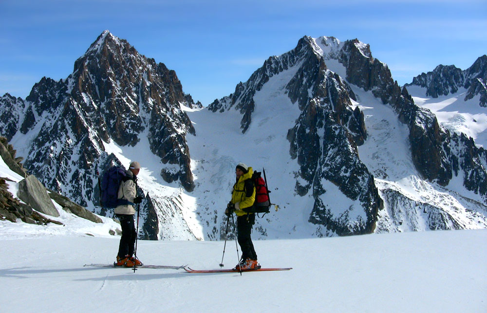 #8 Col du Chardonnet : Notre premier Col à passer (800m de deniv depuis le glacier d Col du Chardonnet : Notre premier Col à passer (800m de deniv depuis le glacier d'Argentiere)