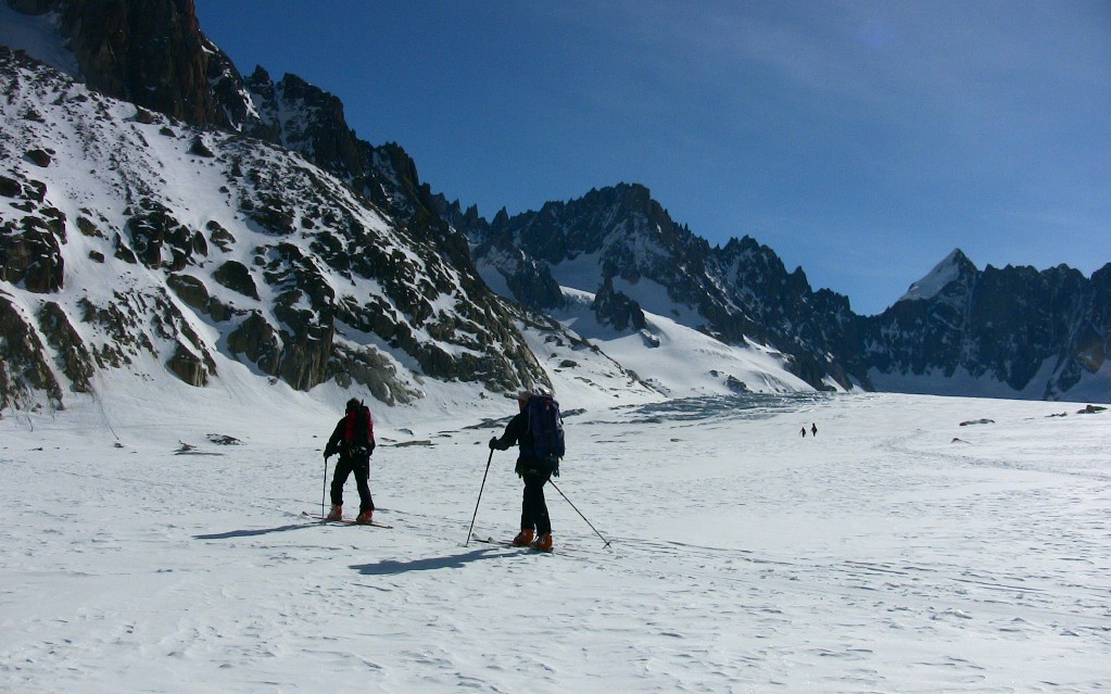 #1 Sur le Glacier d Sur le Glacier d'Argentière : Juste avant d'attaquer le Col du Chardonnet