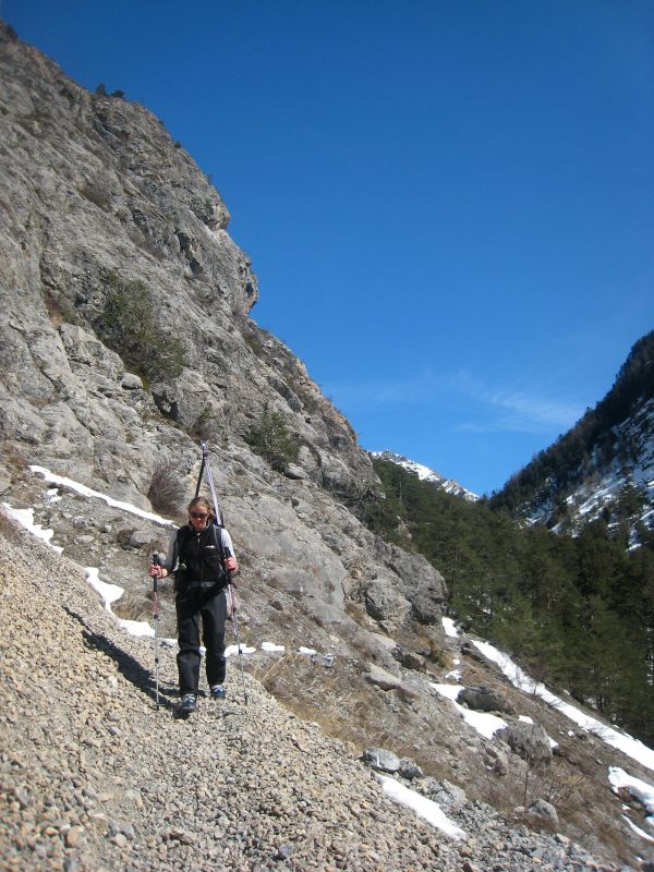 J5 : Retour sur Guillestre : Agréable de finir dans un coin calme.