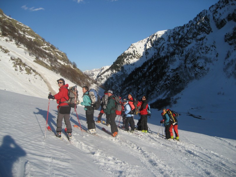 #15 val meris : le val meris bien enneigé qui ramène jusqu val meris : le val meris bien enneigé qui ramène jusqu'à Santa Anna di valdieri