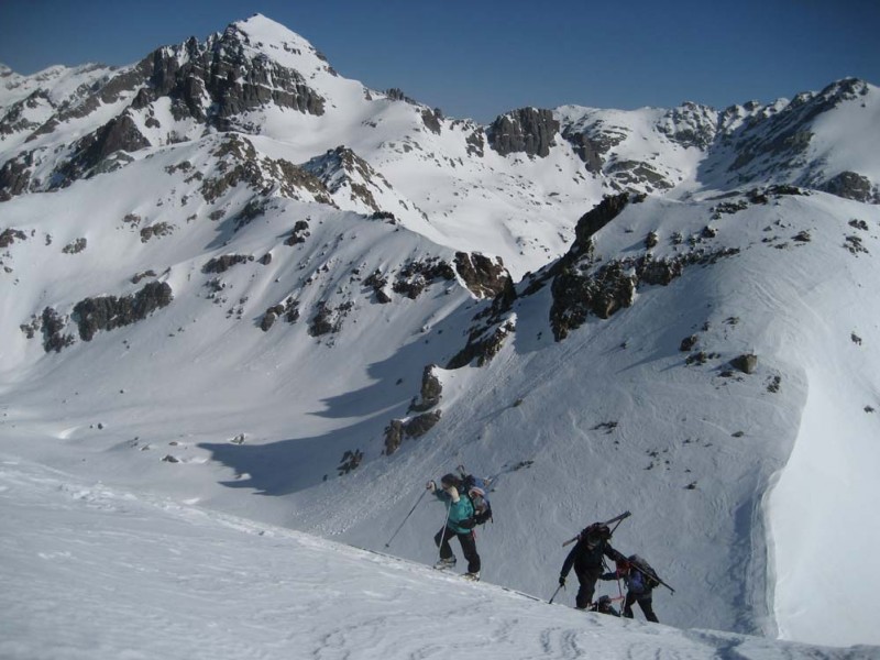 #8 Cime du diable : dans l Cime du diable : dans l'alignement: l'enchainement du jour, cime du diable- Mont des merveilles- Grand Capelet