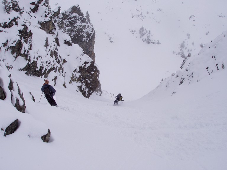 #6 Descente du couloir : Christophe à l Descente du couloir : Christophe à l'attaque! Quelques secondes plus tard....