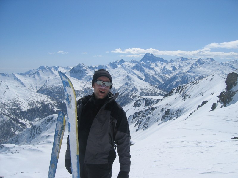 #4 Cime au Nord de Clausis : Jérôme se prépare pour la Descente Cime au Nord de Clausis : Jérôme se prépare pour la Descente