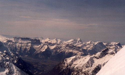 #5 Massif du Dévoluy : Plein ouest barrière et massif du Dévoluy Massif du Dévoluy : Plein ouest barrière et massif du Dévoluy