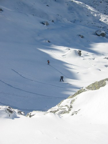 #1 combe de l combe de l'aigleton : Une bonne trace c'est bien appréciable à cette époque de l'année
