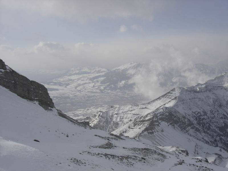 #3 Vue sur le Col de la Pisse : Il faudra repasser pour faire des grandes courbes :-( Vue sur le Col de la Pisse : Il faudra repasser pour faire des grandes courbes :-(