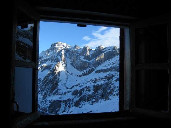 Marboré : La boucle est bouclée, depuis le refuge des Sarradets nous retrouvons le cirque de Gavarnie.