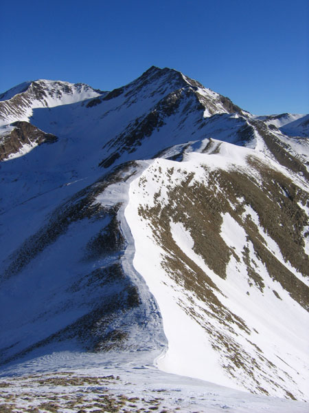 #2 Arête menant à l Arête menant à l'Aupillon : Depuis le col de l'Ane vue sur la suite du parcours (l'Aupillon)
