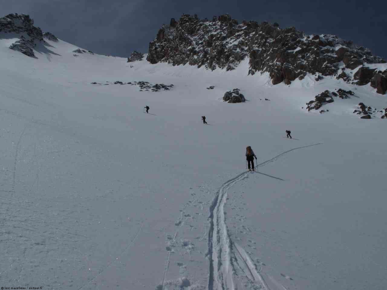 #4 Mont Hasan : La combe Nord Est (ce n Mont Hasan : La combe Nord Est (ce n'est pas vraiment un couloir....)