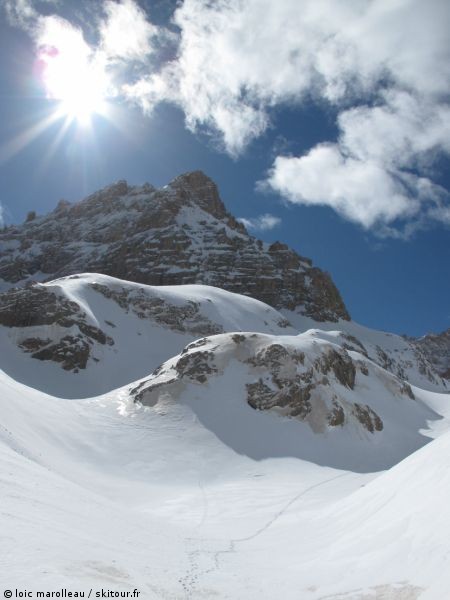 #5 Guzeler : le sommet vu du point 2750m Guzeler : le sommet vu du point 2750m