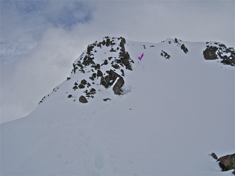 #7 Caïre d Caïre d'Archas : Voilà où j'ai renoncé, prenez toujours vos crampons!!!