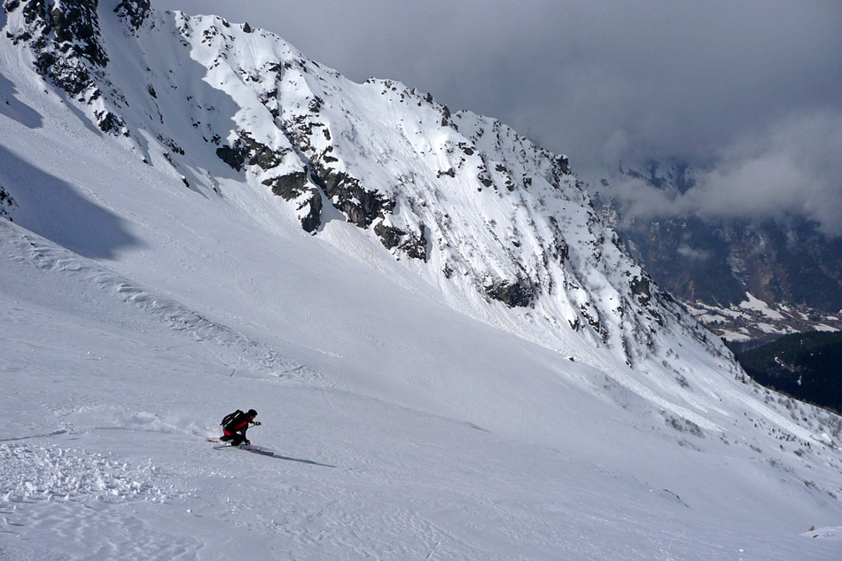 #14 Pte de Chaborgne couloir N : Combe d Pte de Chaborgne couloir N : Combe d'Armancette.