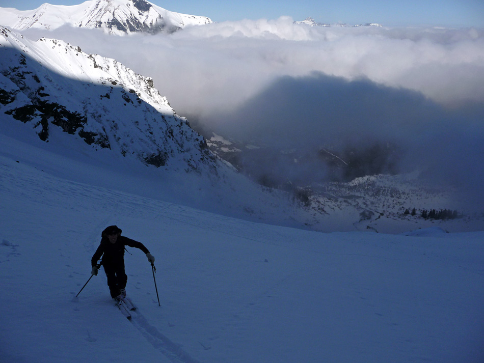#2 Pte de Chaborgne couloir N : Combe d Pte de Chaborgne couloir N : Combe d'Armancette.