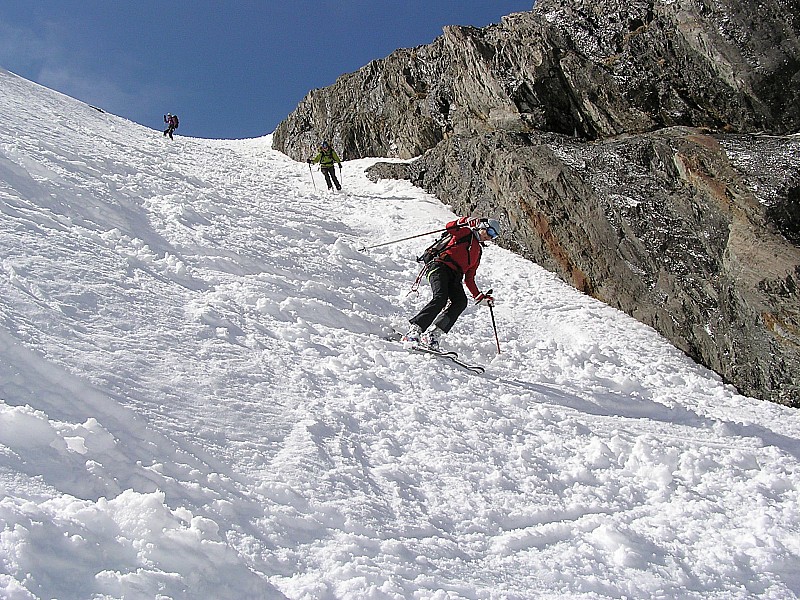 #5 Marika : à la descente, dans la partie raide de la "petite balade", pas si malade que ça ! Marika : à la descente, dans la partie raide de la "petite balade", pas si malade que ça !