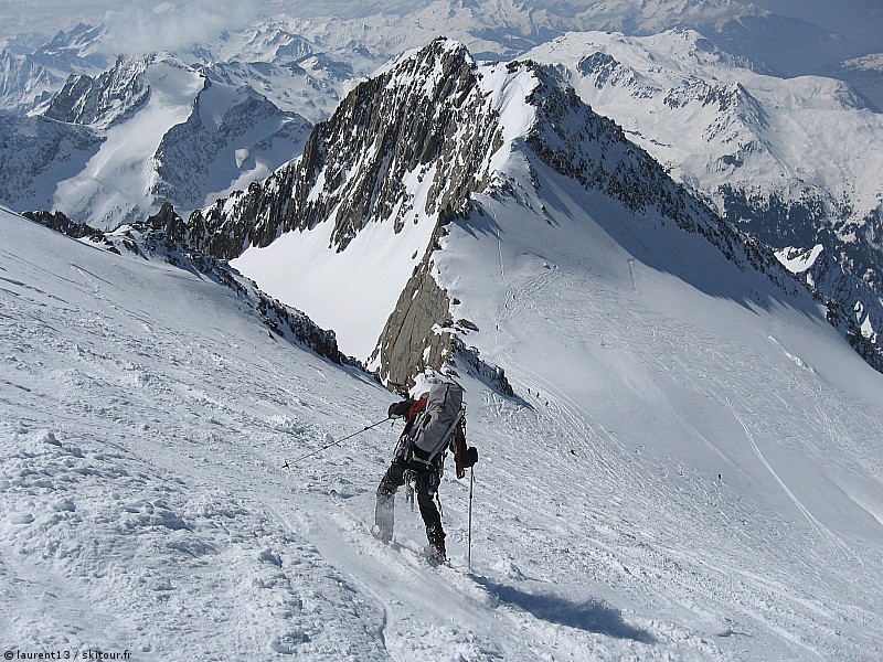 Descente Armancette : Alexis fait parler la poudre à la descente