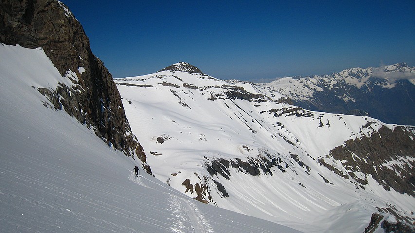 #9 Rochail : La pente finale, au fond le Pic du Col d Rochail : La pente finale, au fond le Pic du Col d'Ornon
