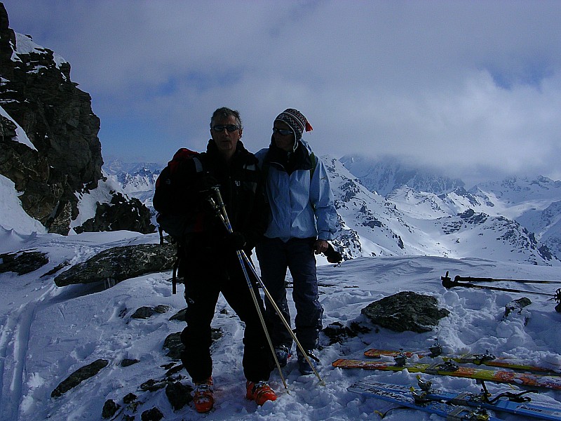 Mt Bréquin : Le frère et la soeur en rando, un moment privilégié.