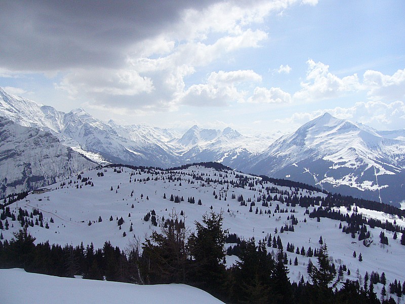 #5 04.04.09 Prarion : Vue du sommet vers Mt Joly... 04.04.09 Prarion : Vue du sommet vers Mt Joly...