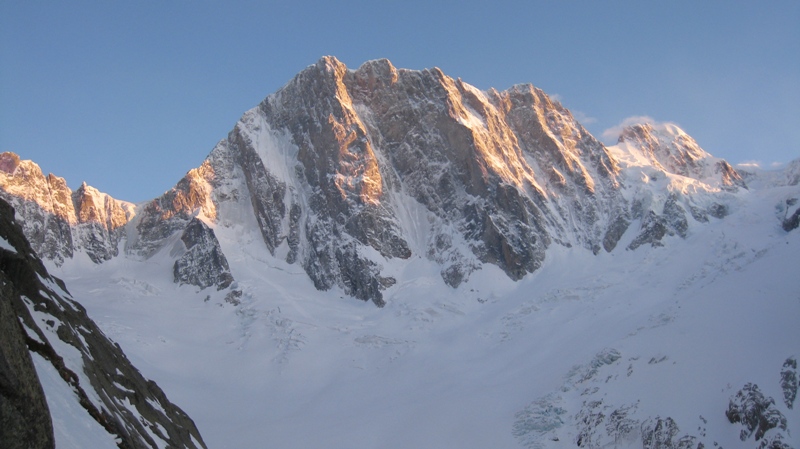 #2 Les Jorasses : coucher de soleil sur les Jorasses Les Jorasses : coucher de soleil sur les Jorasses