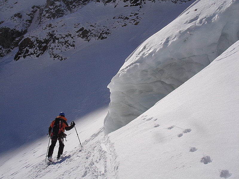 A coté de le glace