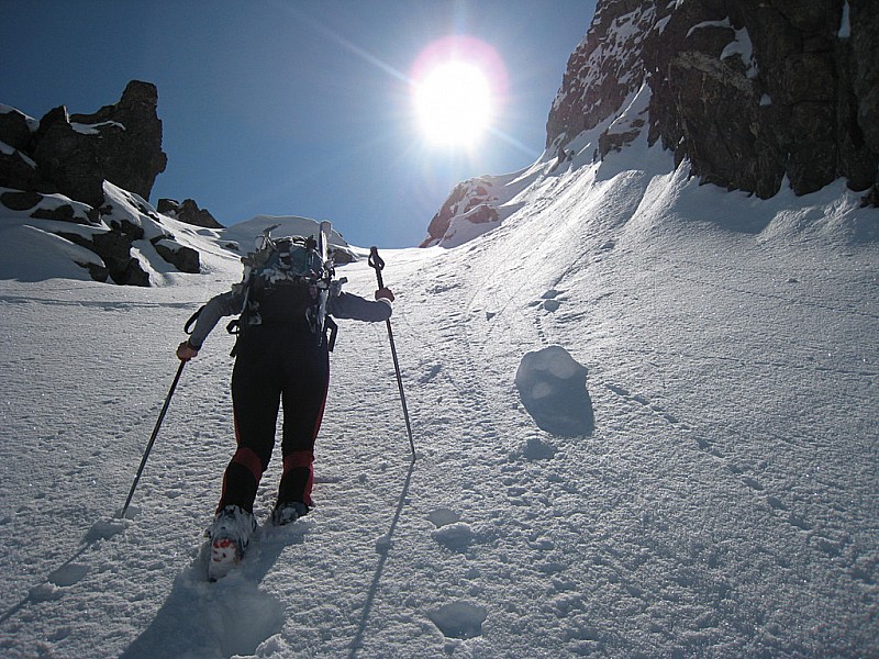 #3 Deuxième couloir de gauche : Aiguille de Capdepon Deuxième couloir de gauche : Aiguille de Capdepon