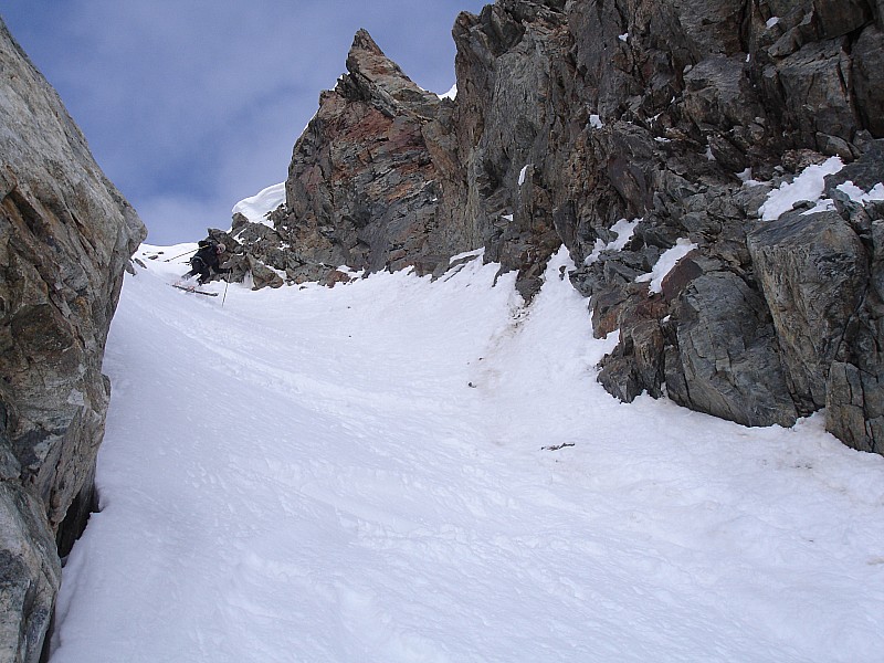 Couloir de mise en jambe