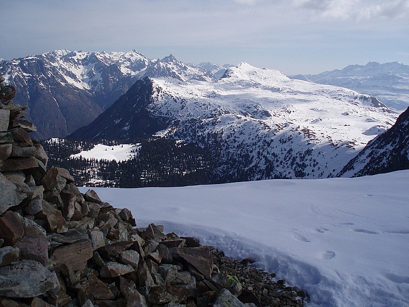 #1 cairn : belle vue sur le plateau du lac fourchu cairn : belle vue sur le plateau du lac fourchu
