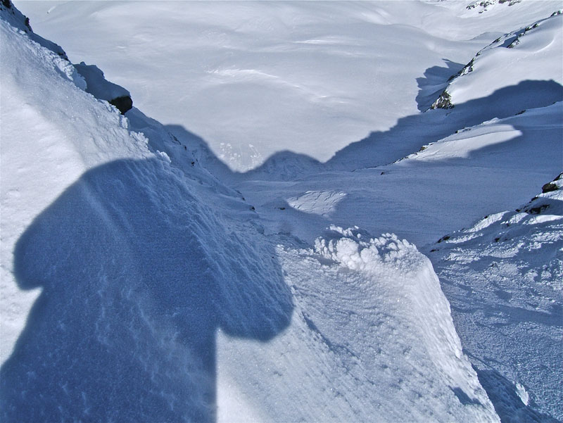 #10 GELAS : La partie basse du couloir vue du Balcon. GELAS : La partie basse du couloir vue du Balcon.