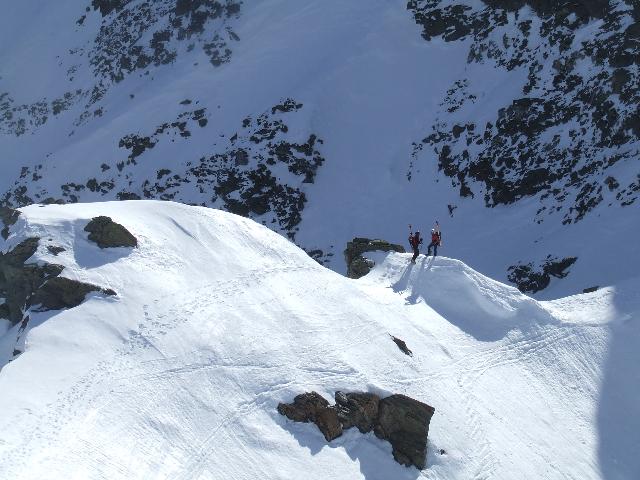 #2 chaborgne, couloir N : arete sommitale chaborgne, couloir N : arete sommitale