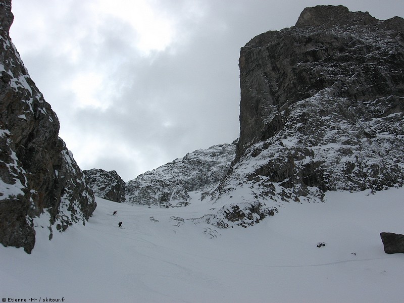 Cathédrale : Temps couvert pour la descente