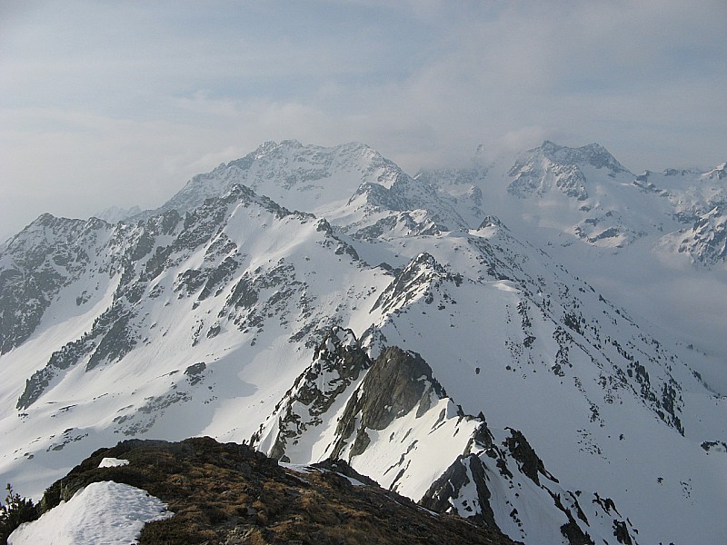 Arete faitiere : Entre grand Miceau et pointe de la Frèche