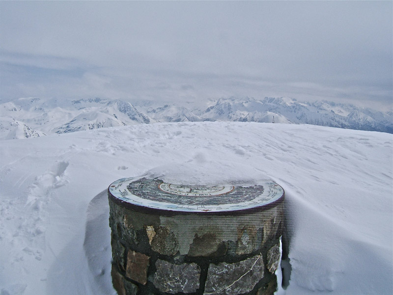#12 Bonette : La table d Bonette : La table d'orintation.