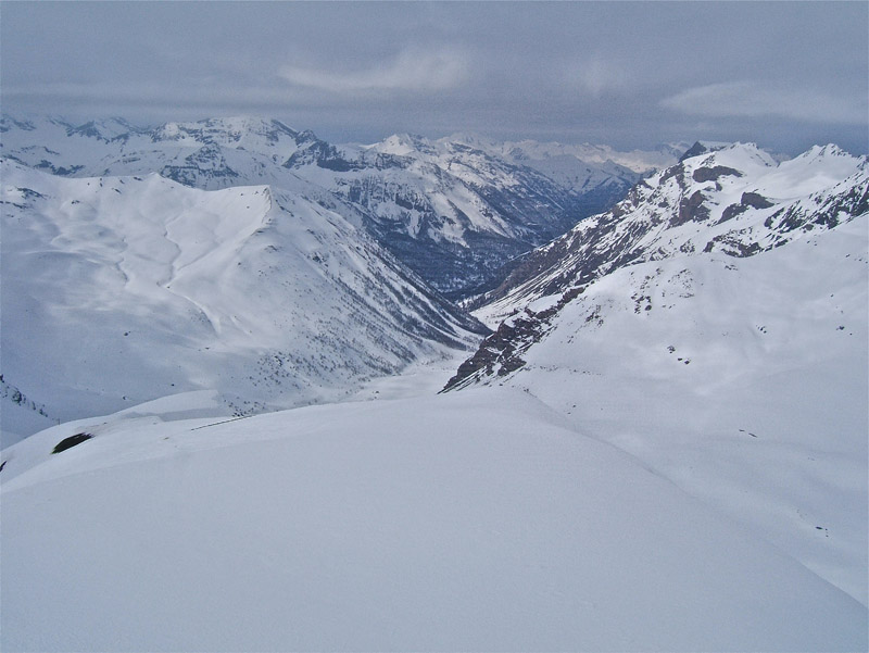 #11 Bonette : Vallon du Barchelard descendant à Barcelonnette. Bonette : Vallon du Barchelard descendant à Barcelonnette.