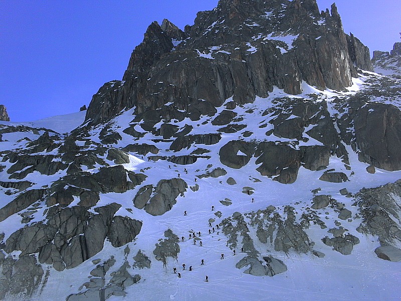 Fourmillère : L'assaut du glacier du Chardonnet